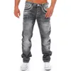 Gerade Jeans Männer Hohe Taille Jean Frühling Sommer Boyfriend-Jeans Streetwear Lose Cacual Designer Lange Denim Hosen Hosen 220811