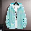 Summer Jacka Women White S7XL PL Size Lose Thin Par Hooded Tops Spring Autumn Blue Waterproof Cargo Coats 220811