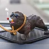 Grand 1 PC décoration de voiture Bully chien Figurines Bulldog voitures décorations personnalisées chiens sociaux fournitures haut de gamme sans Base YF0087