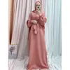 Ropa étnica Abaya Dubai Turquía musulmán Hijab vestido caftán marroquí para mujeres ropa de oración islámica Jilbeb Robe Longue Priere A220Q