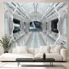 Space Station Carpet Wall Hanging Soggiorno Boho Decorazione Home Decor J220804