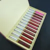 Brand new 12pcs set LIQUID LIPSTICK 12 PIECE lip gloss sets COLLECTION long lasting makeup224k2135310