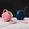 JIA-GUI LUO Ceramic coffe cup ceramic cup spoon set mugs coffee cups china ceramic set coffee cups G053 T220810