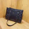 Borsa da donna firmata Moda originale Nuovo marchio Borsa da spesa in pelle con scritte di grande capacità Borsa tote G220810