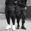 Wstążki harem joggers men cargo streetwear hip hop swobodny kieszenie na tor ścieżki męskie harajuku mody mody 220811