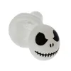 Nyaste Halloween Silikon Skull Jack Rökande Hand Pipe 9 Style Tecknad Form Med Glasskål För Tobak Torr Ört Oljebrännare Pipes Vattenpipa Vax Dab Riggar