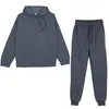 Mens Spring Fleece Sportswear Mens and Womens Casual Hoodies Couple Suit Jogging Fashion Pullover Black S3XL 220811