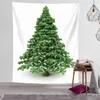 Christmas Tree Tapestry Borders Background Blanket Wall Rugs Home room Party Flag Hanging Decorative Decor J220804