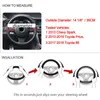 Crystal Super Super Threedimensional Plush Car Teadering Wheel Cover لـ 3738cm14515 "ANTISLIP CARE STERINGER CARPET J220808