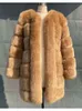 Зима Зима Zadorin Новая длинная пушистого изделия из искусственного меха куртки Женщины густые теплое пушистое искусственное мех