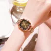 Montres-bracelets Montre Femme Top Acier Inoxydable Diamant Conception Quartz Étanche Cadeau Casual Montres-bracelets Montres-bracelets Montres-bracelets