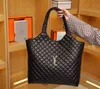 Модная тенденция женская сумка женская дизайнерская сумка для покупок черная кожаная дорожная пляжная сумка на плечо большая сумка G220810