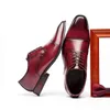 Kleid Schuhe 2022 Neue Leder Gentleman Schuhe Herren Business Kleid Einzel Büro Arbeitsplatz Hochzeit Trend 220811