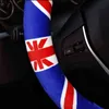 England Style Four Seasons Plysch Car Roelle Cover för 3738 cm 145 "15" Morlekbroring på rattet J220808
