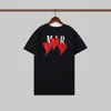 2022 Nieuwe heren damesontwerper T shirts Men Fashion Splash Ink Graffiti Gedrukte T-shirt Top Kwaliteit Katoen Casual T-stukken Luxe korte mouw