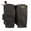 Emerson LBT style 40mm Double pochette MOLLE pochette de magazines hydrofuge chasse tactique extérieur Airsoft étui de transport