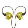 Hörlurar hörlurar CA2 HIFI BASS En dynamisk öronsnäckor i Ear Monitor Sport Noise Refiling Headset för KZ EDX DQ6 TRN MT1HEADPHONES