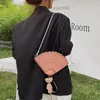 Evening Bags Fan Shape Fashion Women Shoulder Simple Design Stylish Chic Clutch Bag 2022 Luxury Handbags Purse Girl's Chain Tote BagEven