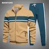 Trainingsanzug Herbst Winter s Marke Sport Jacke Hosen 2 Stück Set Mode Lässig Track Anzug Männer Kleidung 220811