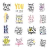 50PCS-PACK Inspirational Fraseステッカー卸売ビニールステッカー防水ラップトップ車スクラップブッキングウォーターボトルギターボックススケートボードJDM荷物デカール