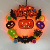 Ghirlande di fiori decorativi Regalo di Halloween Ghirlanda luminosa a LED Decorazione pipistrello zuccaDecorativo DecorativoDecorativo