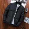 Masculino masculino parkas masculino jackets de inverno negócio casual casacos grossos quentes jaqueta de alta qualidade de algodão ao ar livre