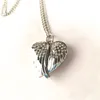sublimation blank wings locket photo necklaces pendants with zircon fashion hot transfer printing jewelry consumables
