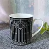 Nordic Coffee Cups Luxury Water Cafe Tea Milk Cup Керамическая кружка с набором ложек Фарфоровый сок Питьевой Новый продукт Подарки T220810