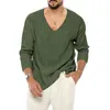 Maglioni casual a maniche lunghe con scollo a V Maglione da uomo Autunno Inverno Pullover lavorato a maglia solido allentato per uomo Maglioni di moda Abiti maschili