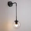 Wandlamp loft glazen kogellampen retro antieke lichten voor slaapkamerbed woonkamer gangpad trappen Alstromige binnenverlichtingwand