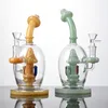 볼 스타일 화려한 버섯 물 담뱃대 독특한 봉 흡연 액세서리 샤워 헤드 Percolactor 오일 dab rigs wp2192