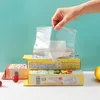 10/15/20Pcs Reusable Double Zip Lock Freezer Bag For Food Kitchen Storage & Organization Wrap StorageBag SealerBag Plastic Bag