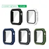 Case de protetor de tela para a s￩rie Apple Watch Series 7 6 5 4 SE ARMOR FULLATE Protect Cover Frame