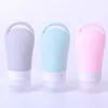 Storage Bottles & Jars 3Pcs/lot Hanging Hole Can Be Hung Silicone Hand Sub-bottling Cosmetic Portable Travel Sub-bottleStorage