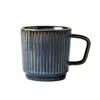220ml Blue Ceramic Kiln cambia consistenza Colore Tazzine da caffè smaltate tazza da tè Personalità tazza Porcellana cinese T220810