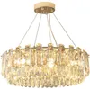 Luxur Crystal Chandelier Living Room Lamp Modern Style High-End Dinning Net Decorative Kitchen Lamp LED Pandant Lighting Free