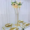 VENDANDO NOVO ESTILO Decoração de casamento Centerpieces Table Center Pedaço de flor metal de metal para eventos usados ​​candelabra road lead center peças de festas de festa 4hg