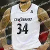 2022 Cincinnati Bearcats كرة السلة Jersey NCAA College Robertson Twyman Van Exel Martin Patterson Kilpatrick Stephenson Jeremiah Davenport David