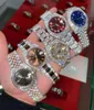 Luxury Watches Mens Watch Designer Watches High Quality Movement Watches Män Moissanite Watch Iced Out Watch Diamond Watch Montre Automatisk mekanisk klocka 091