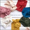 Accessoires de cheveux New Europe Baby Girls Baby Girls Arc large Bandbound Knot Hairband Children Bandanas Head Band 15 Couleurs 15298 MXHO MXHOME DHSFQ