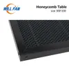 Will Fan 300x200mm Taille Laser Nid D'abeille Table De Travail Épaisseur 22mm Plate-Forme En Fer Galvanisé Pour Machine De Découpe De Graveur Laser Co2