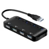 Hubs Hub High Speed 4 Port USB 3.0 Praktische Computer-Dockingstation Multiport für PC-Zubehör HUBUSB