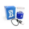 Accessoires de fumeurs électriques rechargeables accessoires d'herbe une charge pour plusieurs fois utilisez des brasseurs de tabac en plastique en métal 6 couleurs