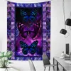 Tapestries kawaii väggdekor tapestry fjäril hängande hem vardagsrum sovsal sovrum estetik söt filt tapiztapestries tapestriestiapes