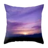 Nordic sofa cushion cover plush pillow purple pattern living room office nap 40455060cm 220816