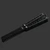 Hair Brushes 2 Color Foldable Stainless Steel Comb Hand Made Pomade Styling Butterfly F08 Hairdressing Knife For Training295l4475117