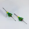 Metall-Dabber-Werkzeug zum Rauchen von Weihnachtsbäumen in Zigarettenform, Edelstahl-Dab-Werkzeuge, Silikon-Dabber in einzigartiger Form