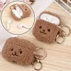 Custodie per auricolari Cute Fluffy Bear per Apple Airpods 3 1 2 Pro Cover Cartoon Bella pelliccia Cover Fit Airpod 3 2021 custodia