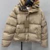 Dames down jas ontwerper parkas mode winter heren dames jas luxe letter plaid klassieke warme top jas twee kleuren