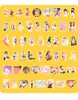 100PCS Graffiti Skateboard Stickers Anime Girl For Car Laptop iPad Bicycle Motorcycle Helmet Guitar PS4 Phone fridge Decals PVC water bottle Sticker